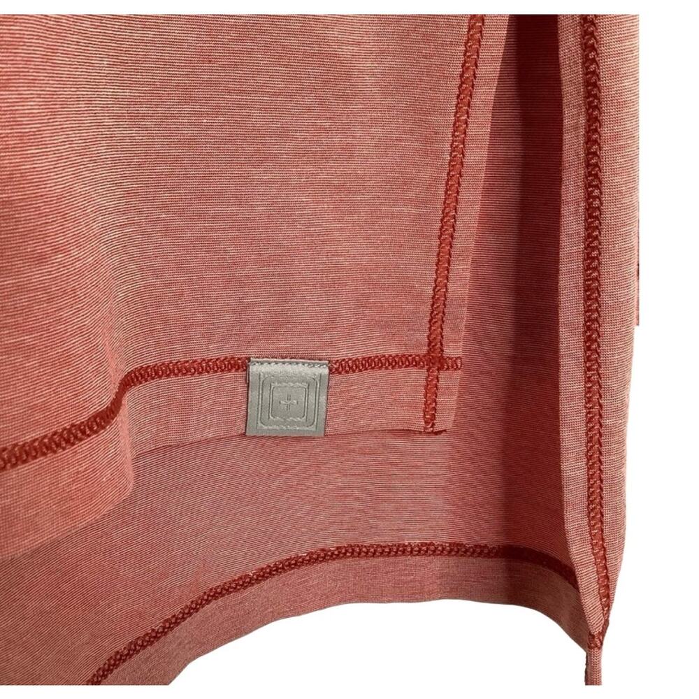 5.11 Tactical Freya Long Sleeve Crew Neck Tee Rosewood Heather Medium - Picture 4 of 6